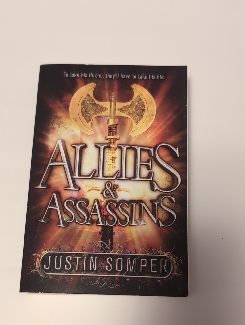 Allies & Assassins by Justin Somper - Warm Bronze Cover